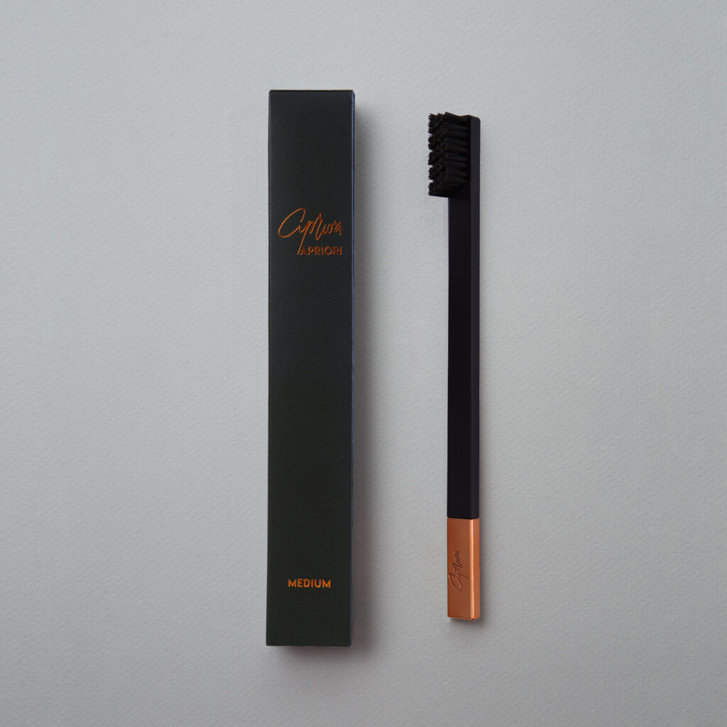 Copper Noir designer toothbrush SLIM by Apriori