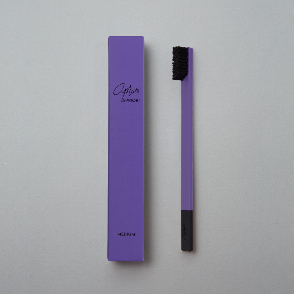 Lavender Luster designer toothbrush SLIM by Apriori
