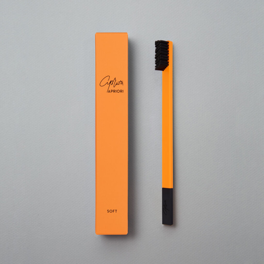 Tangerine Glow designer toothbrush SLIM by Apriori